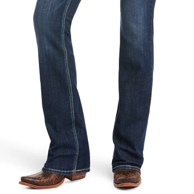 Ariat Womens REAL Alexandra Mid Rise Bootcut Jean