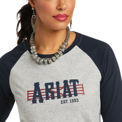 Ariat Womens REAL Graphic LS Tee