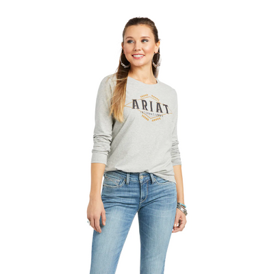 Ariat Womens REAL Logo Flourish Tee