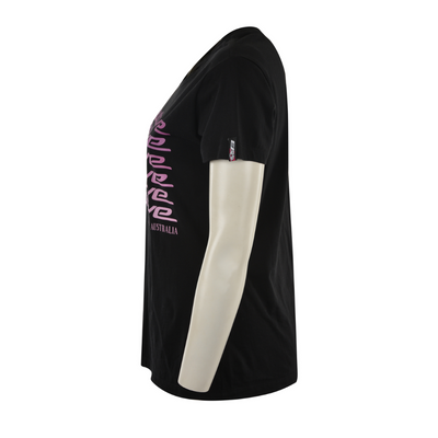 Bullzye Womens Fade Crew Neck Tee