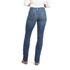 Ariat Womens REAL Mid Rise Stackable Straight Leg Jean