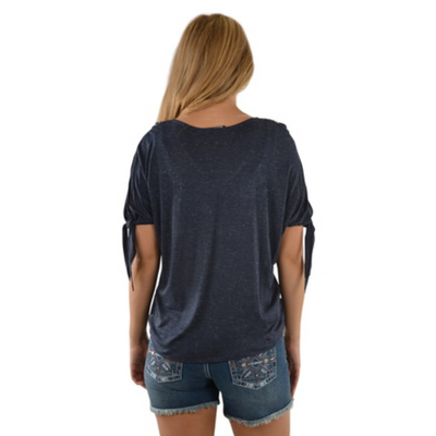Pure Western Womens Cora Raglan Sleeve Tee