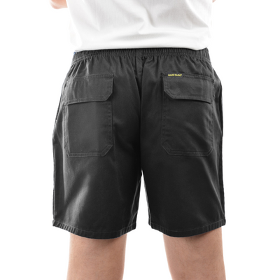 Hard Slog Mens Drill Shorts Mid Length