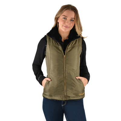 Wrangler Womens Carrie Reversible Vest