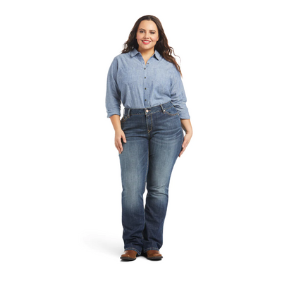 Ariat Womens Cynthia Mid Rise Bootcut Jean