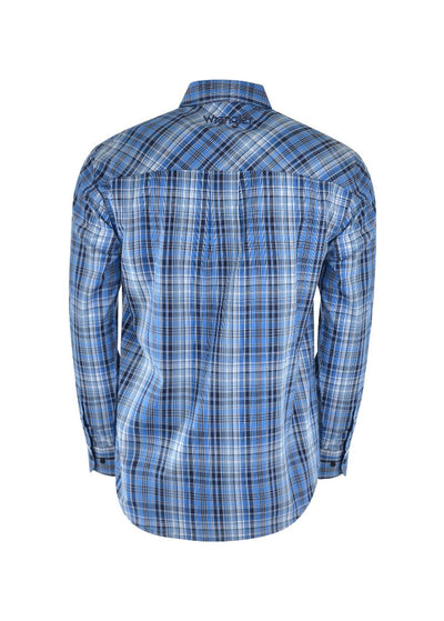 Wrangler Mens Richmond Check Long Sleeve Shirt