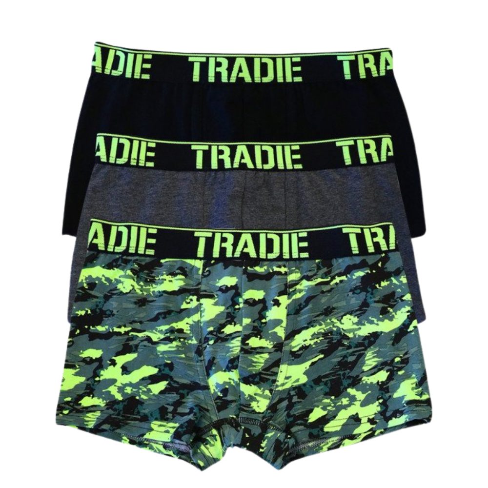 Tradie Boys 3Pk Trunk