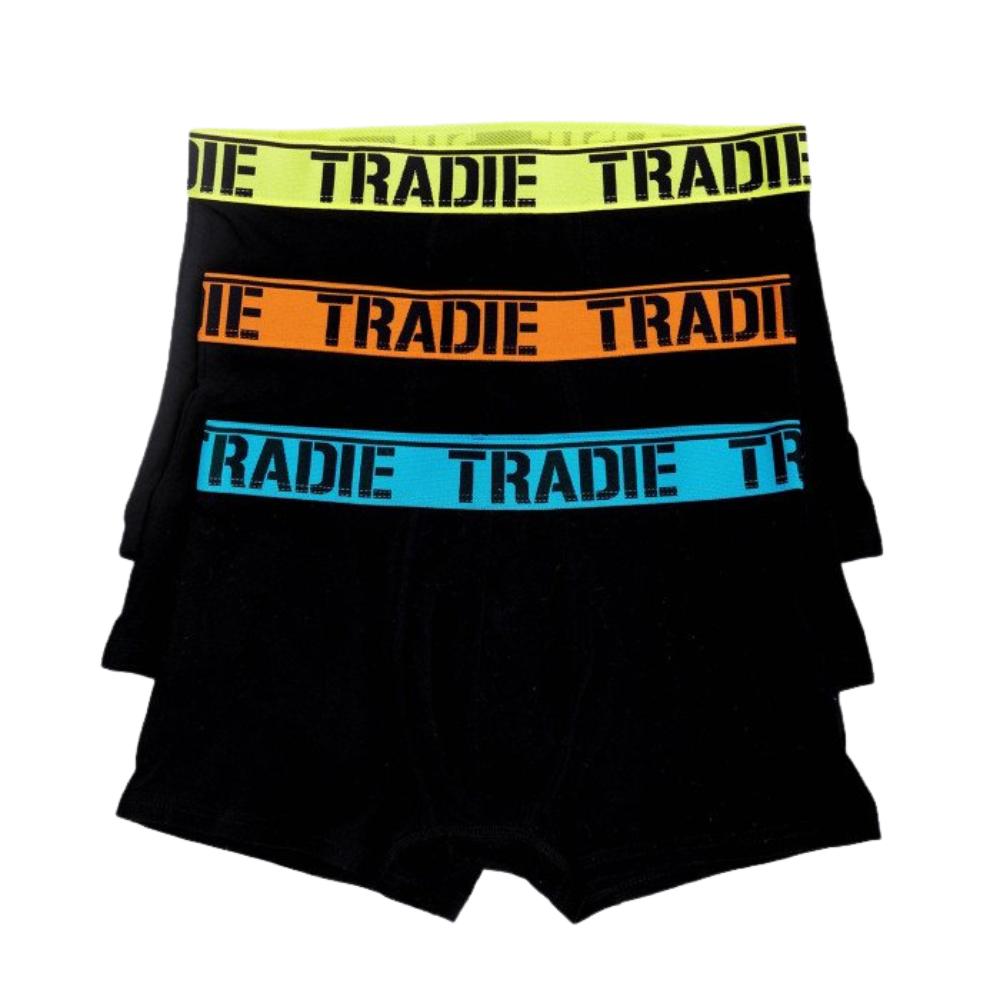 Tradie Mens Fitted 3Pk Trunk