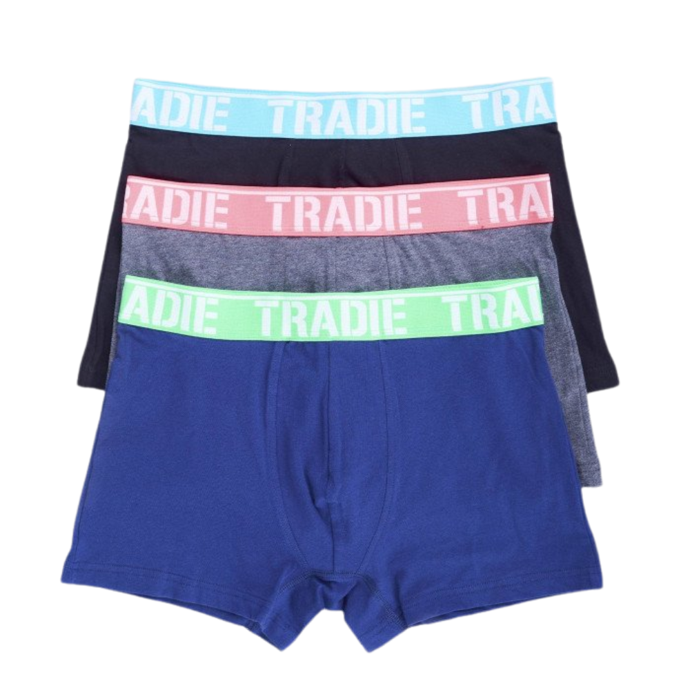 Tradie Mens Fitted 3Pk Trunk