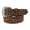 Roper Mens Tooled Leather Belt