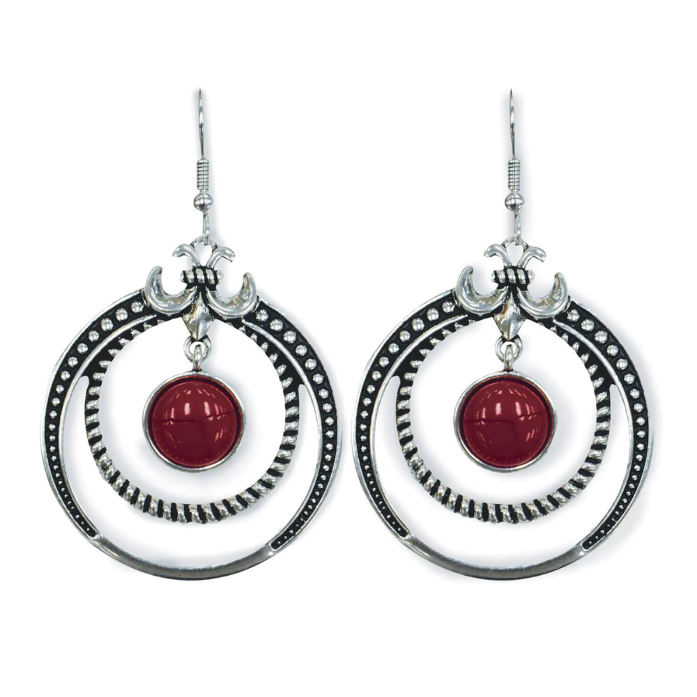 Pure Western Jewellery Ruby Earrings