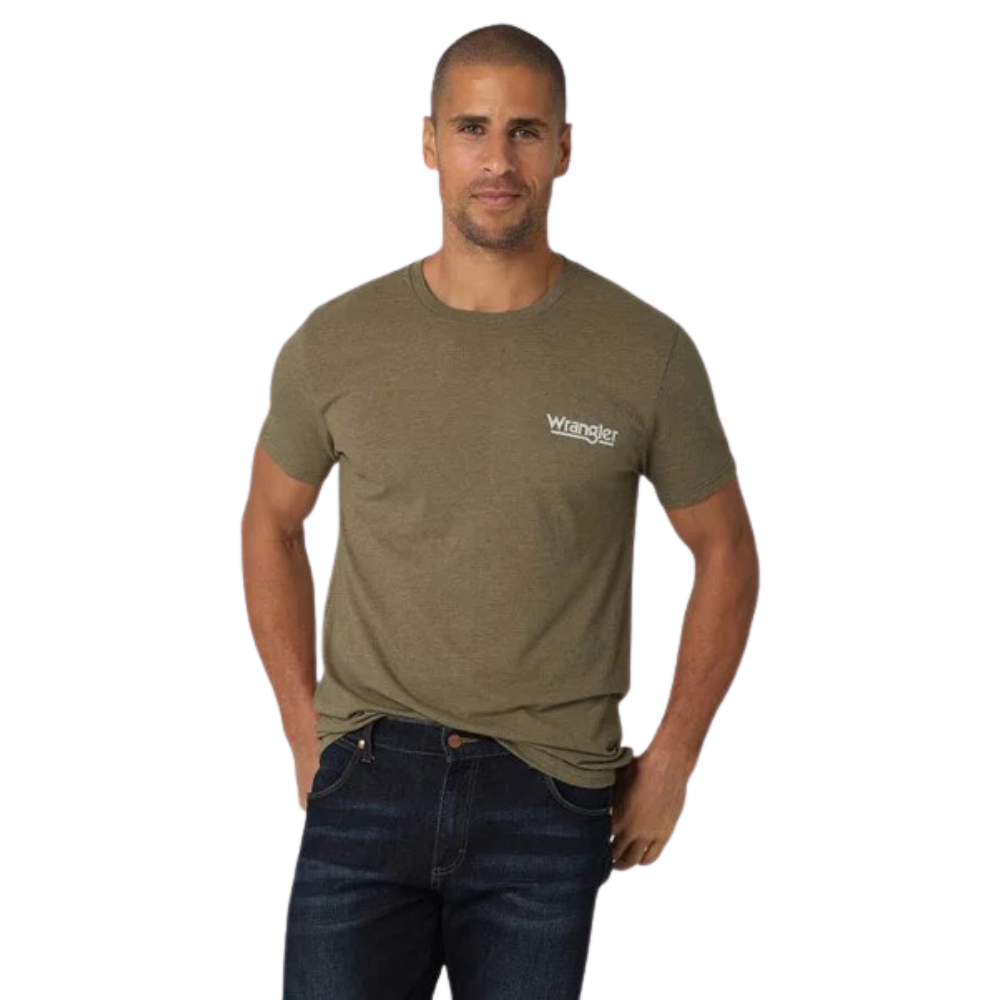 Wrangler Mens Logo SS Tee