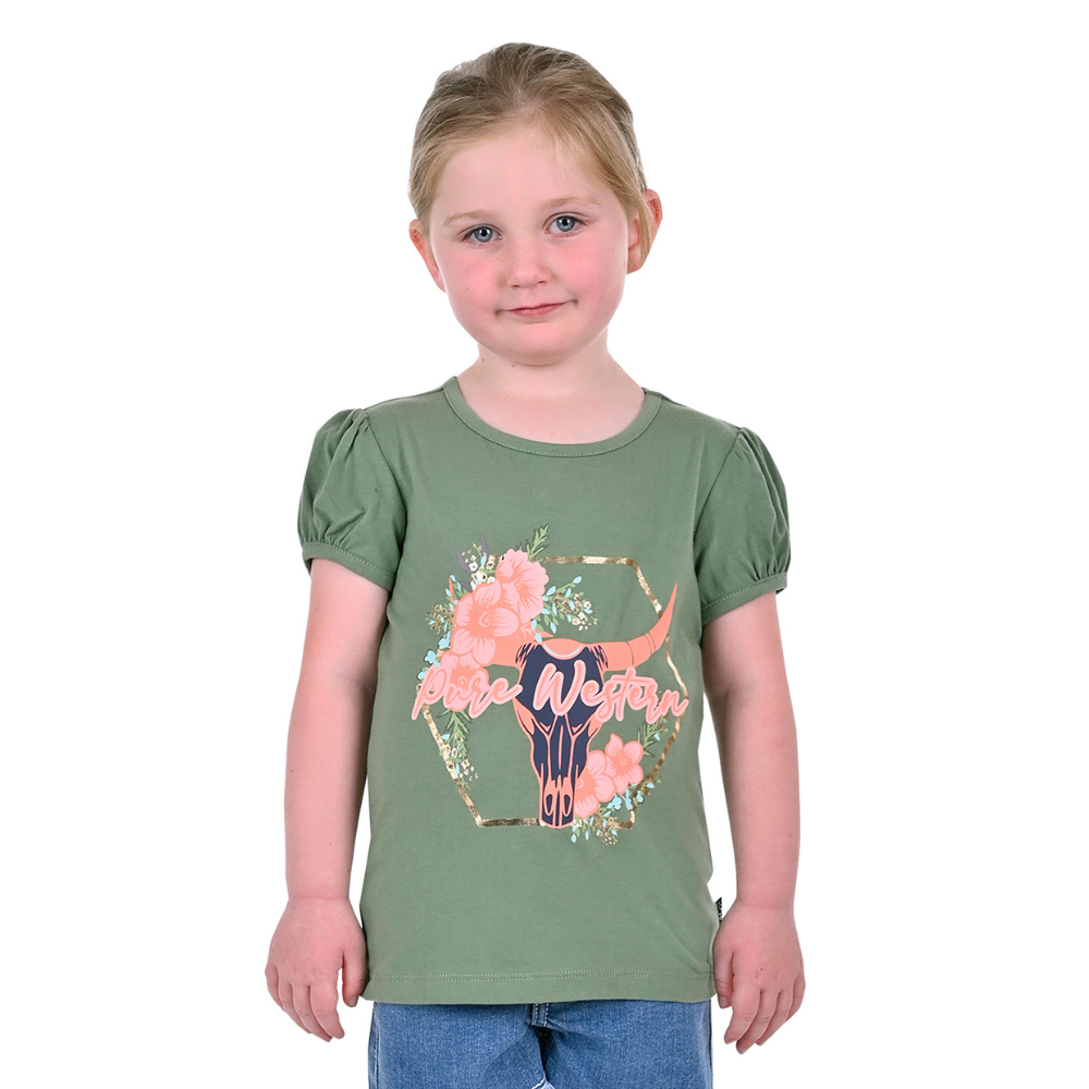 Pure Western Girls Almy SS Tee