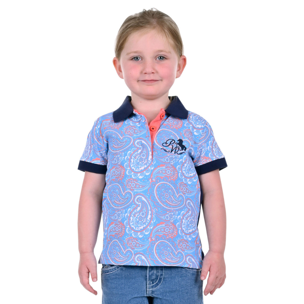 Pure Western Girls Kelsey SS Polo