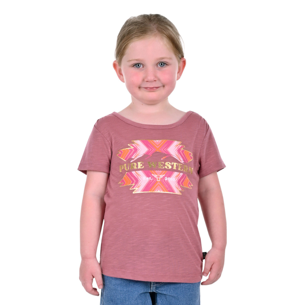 Pure Western Girls Lylah SS Tee