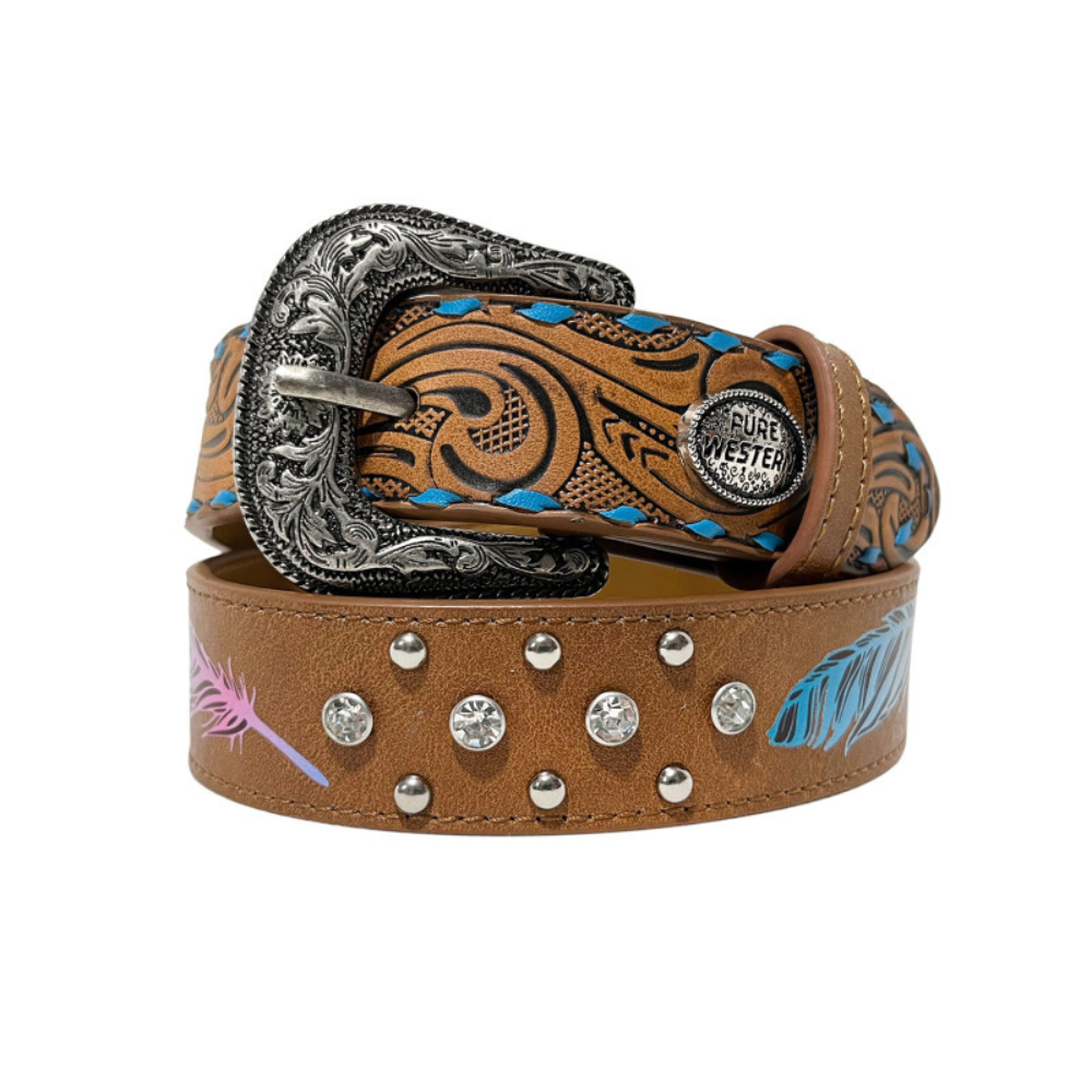 Pure Western Girls Maylen Feather Belt