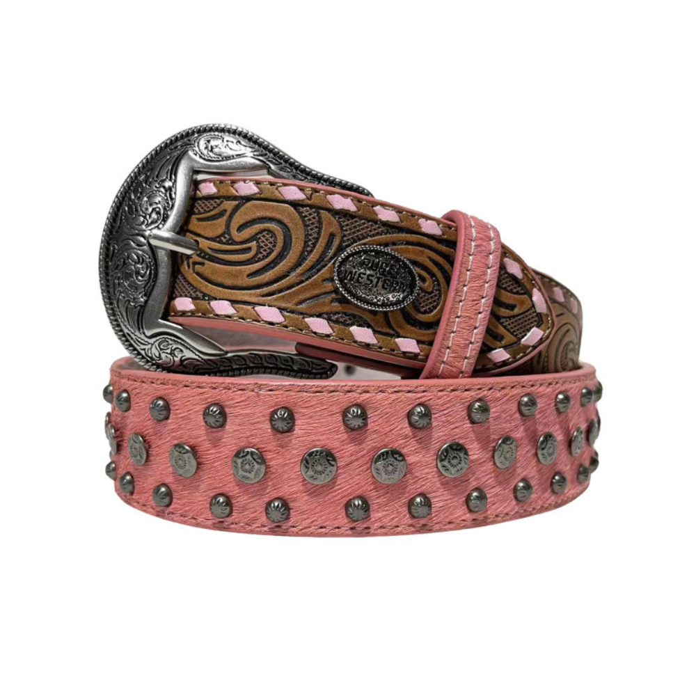 Pure Western Womens Pink Mara Belt