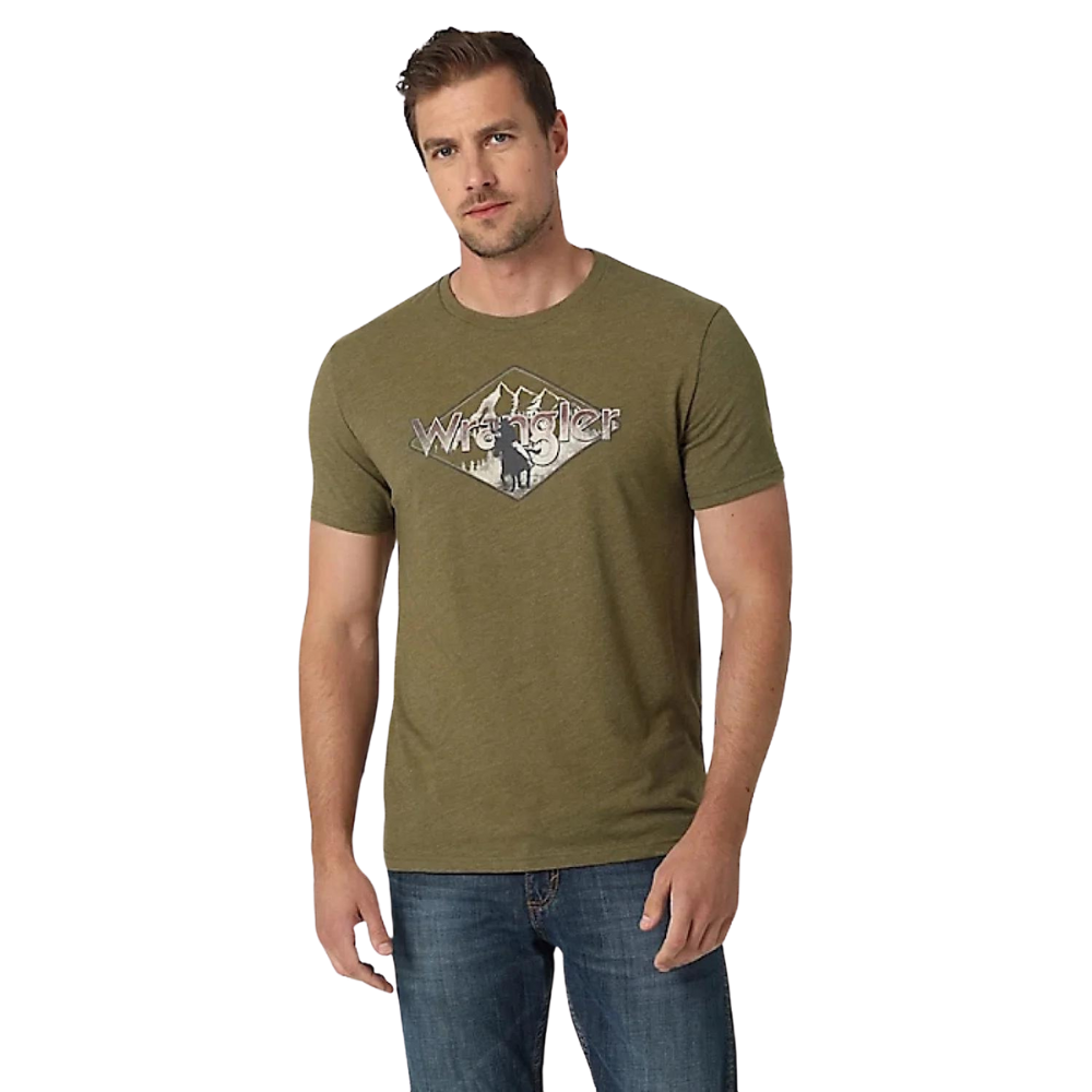 Wrangler Mens Authentic Western Roping SS Tee