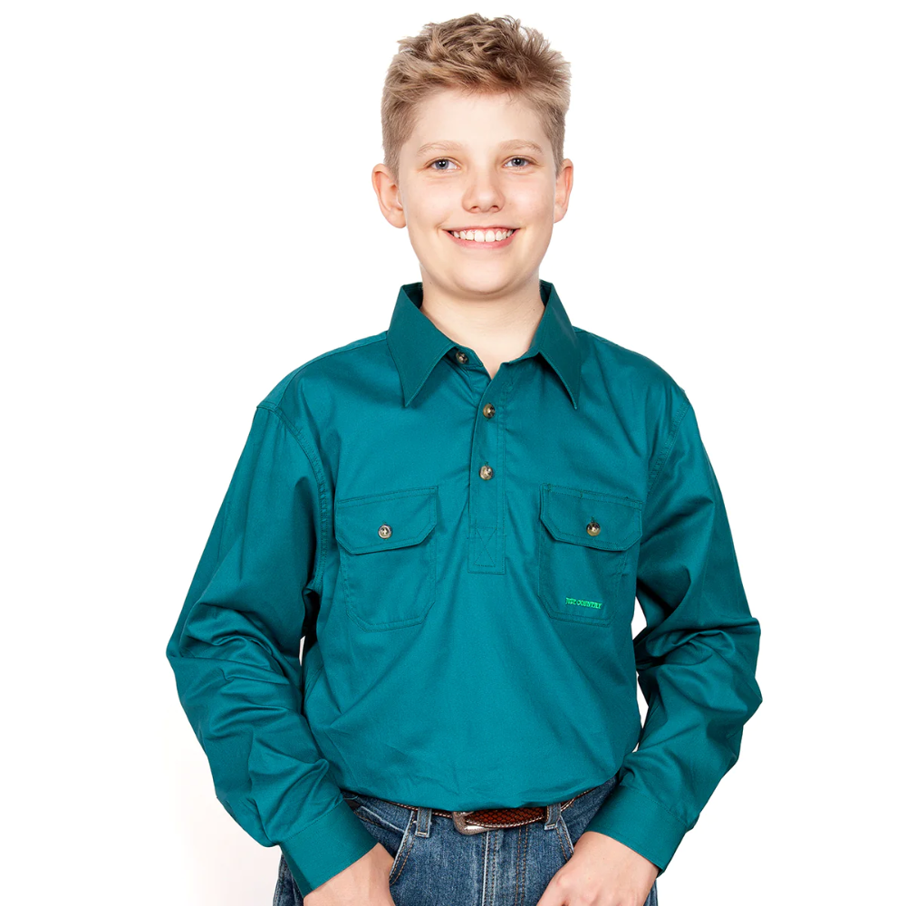Just Country Boys Lachlan 1/2 Button Workshirt
