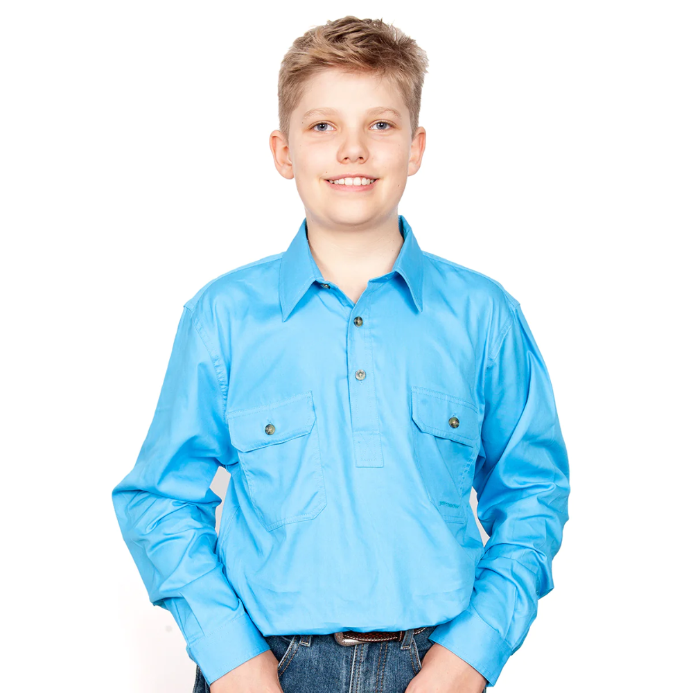 Just Country Boys Lachlan 1/2 Button Workshirt