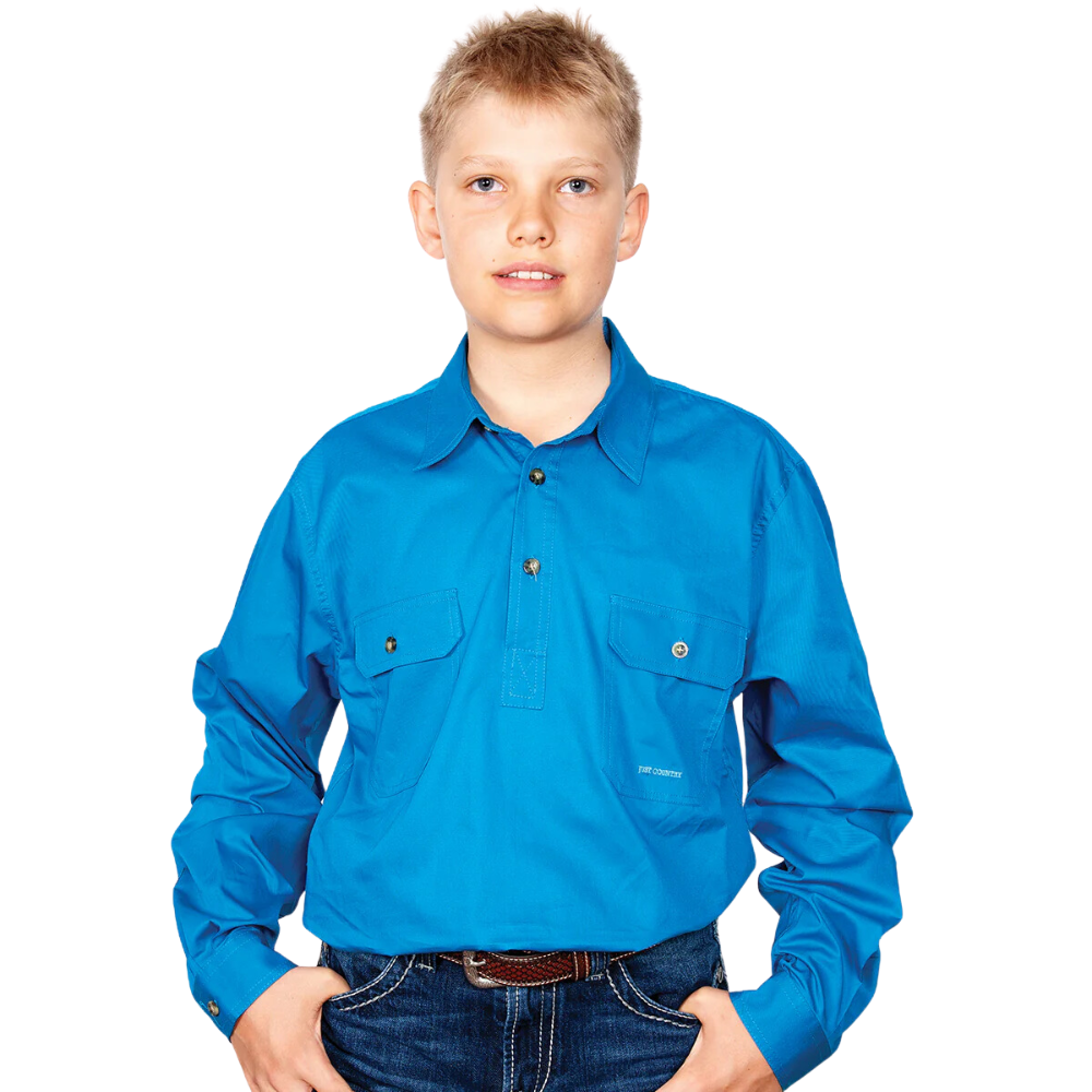 Just Country Boys Lachlan 1/2 Button Workshirt