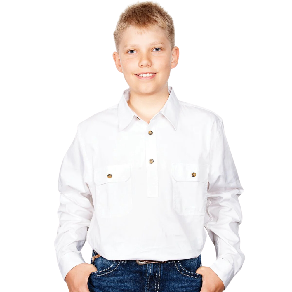 Just Country Boys Lachlan 1/2 Button Workshirt
