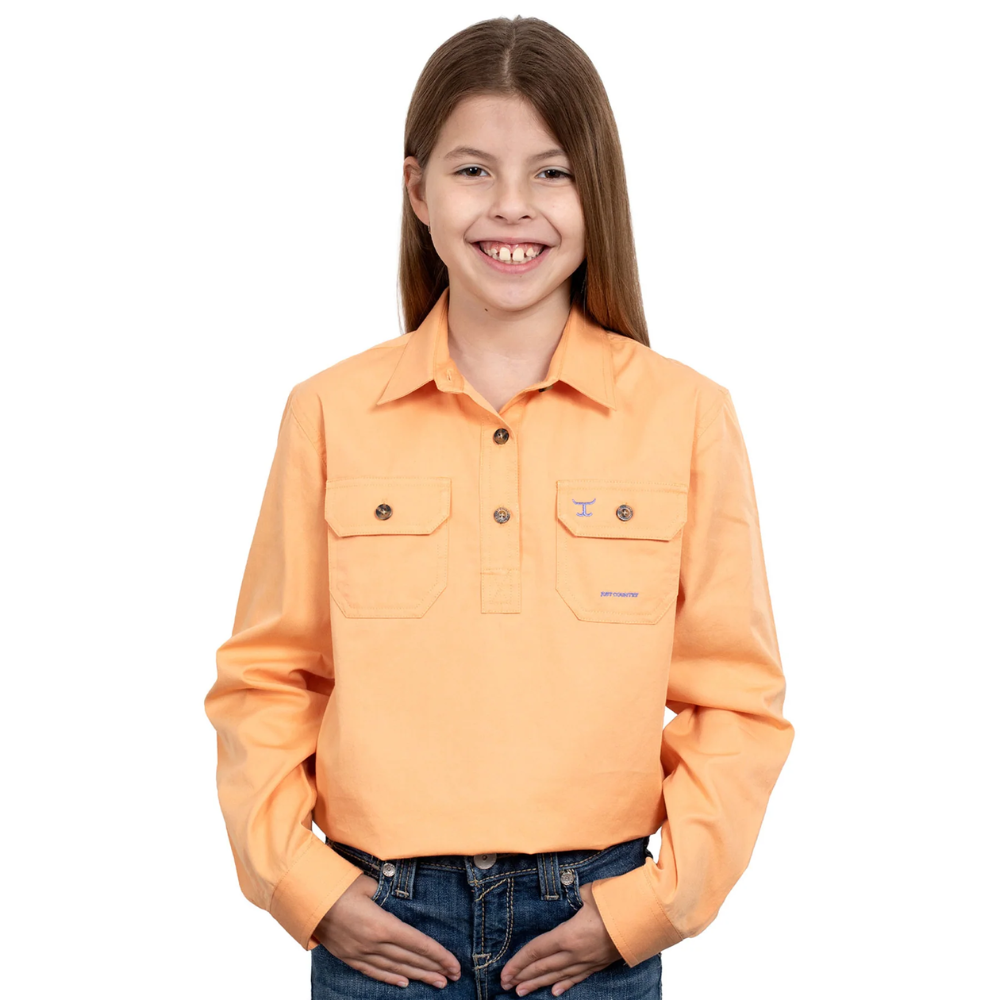 Just Country Girls Kenzie 1/2 Button Workshirt