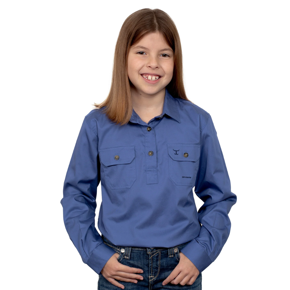 Just Country Girls Kenzie 1/2 Button Workshirt