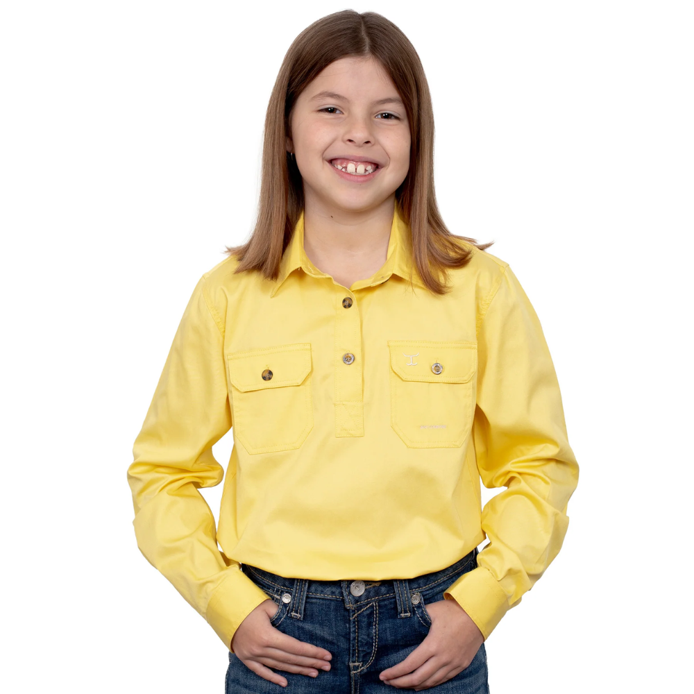 Just Country Girls Kenzie 1/2 Button Workshirt