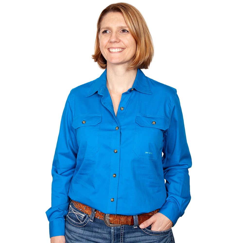 Just Country Womens Brooke Full Button Workshirt