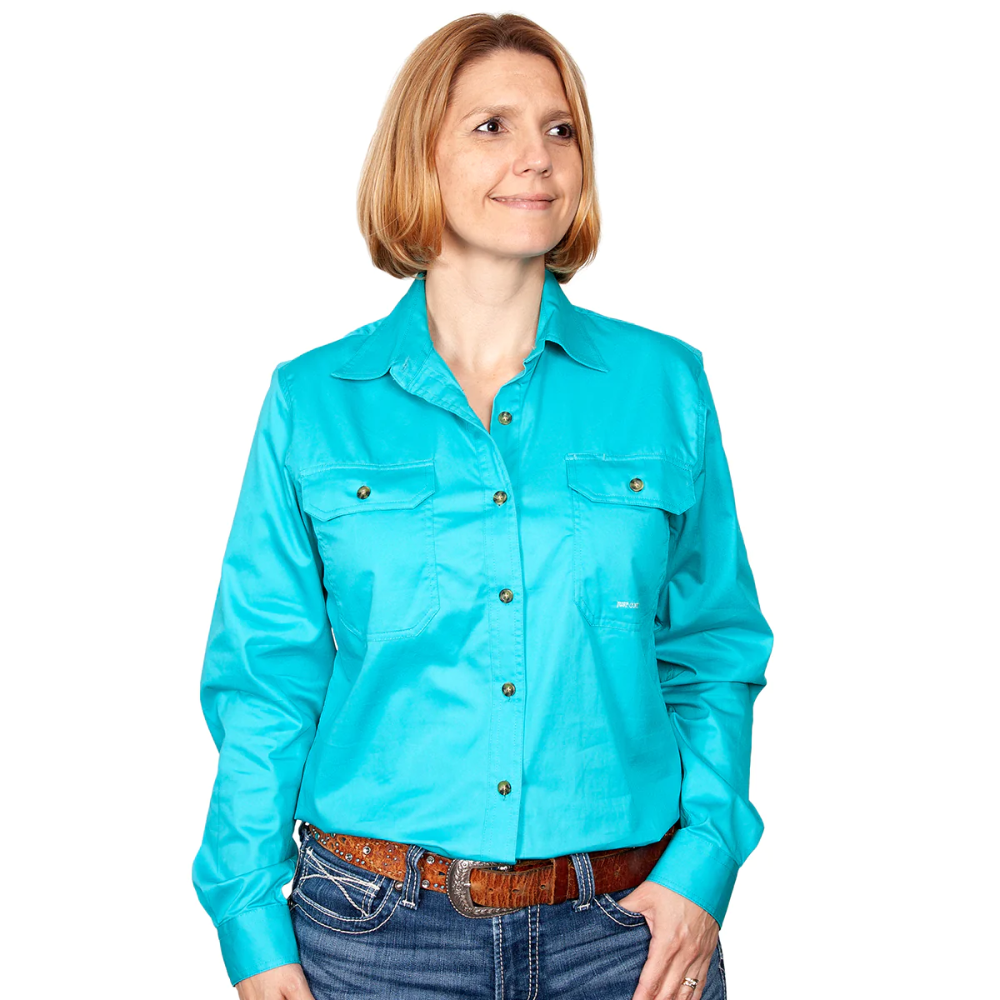 Just Country Womens Brooke Full Button Workshirt