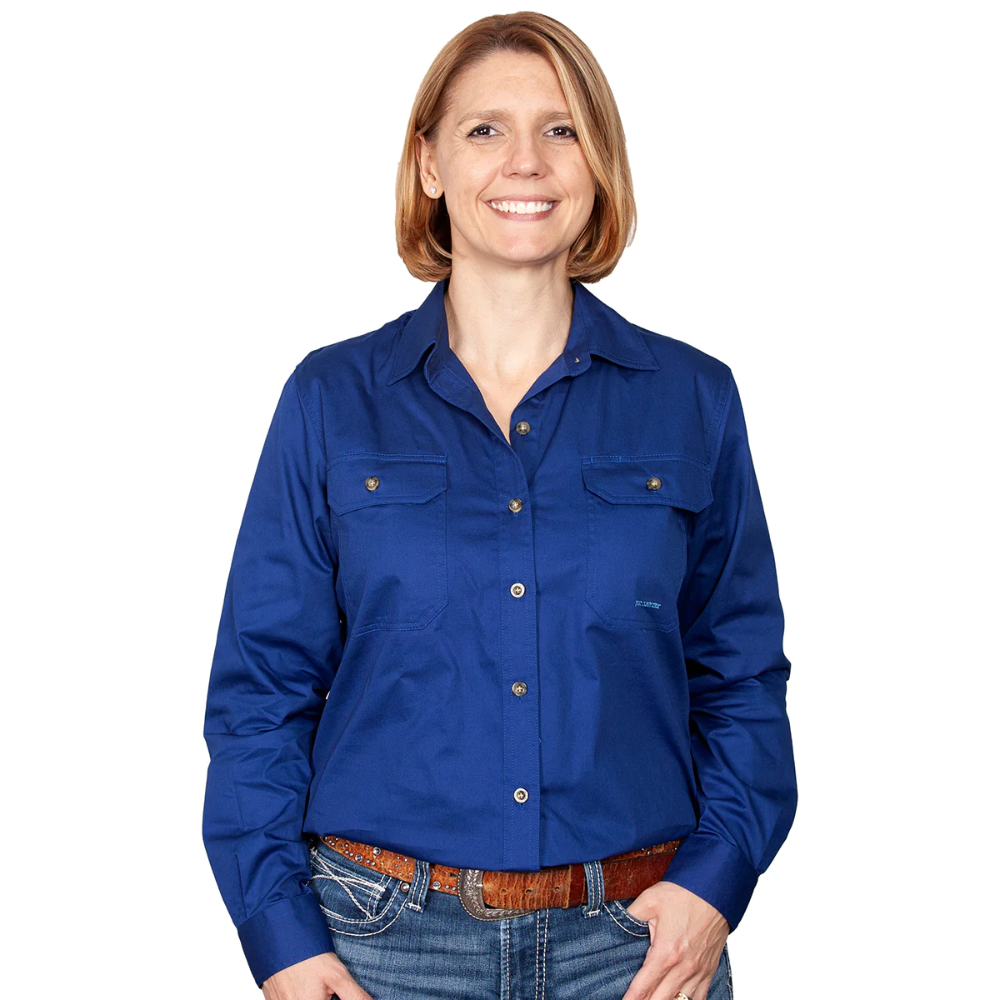 Just Country Womens Brooke Full Button Workshirt