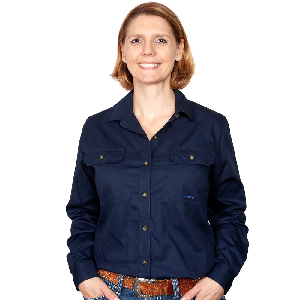 Just Country Womens Brooke Full Button Workshirt