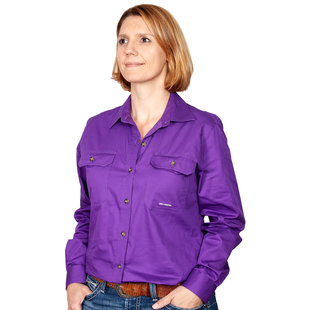 Just Country Womens Brooke Full Button Workshirt
