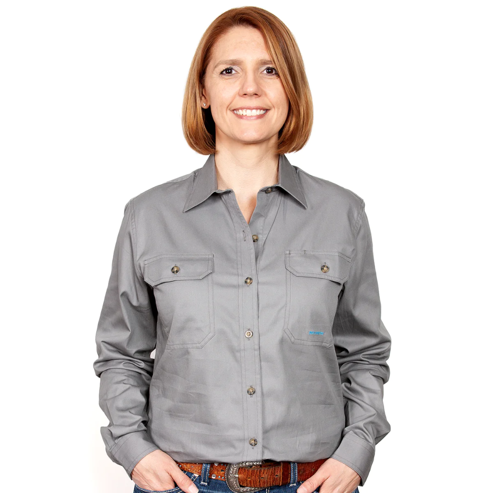 Just Country Womens Brooke Full Button Workshirt