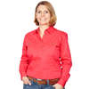 Just Country Womens Jahna 1/2 Button Workshirt