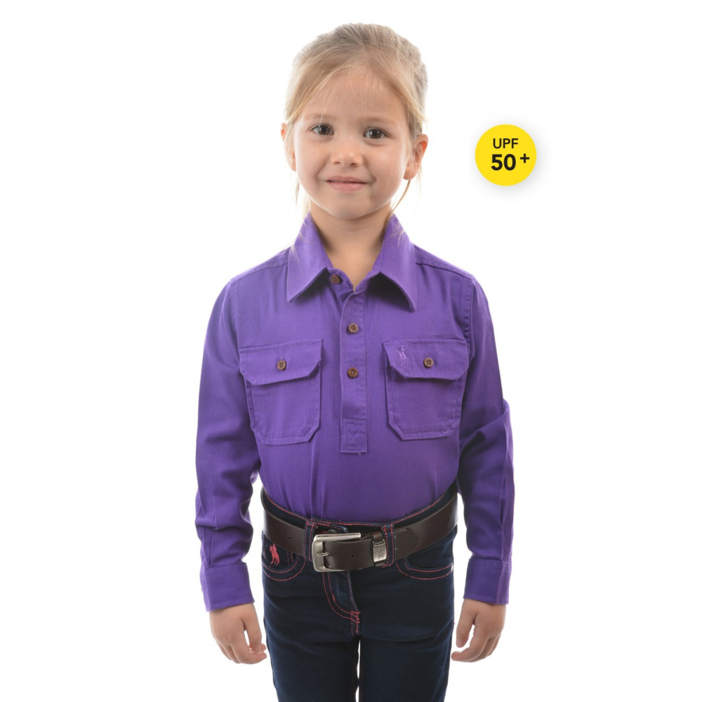 Thomas Cook Kids H/Drill 1/2 Button Workshirt