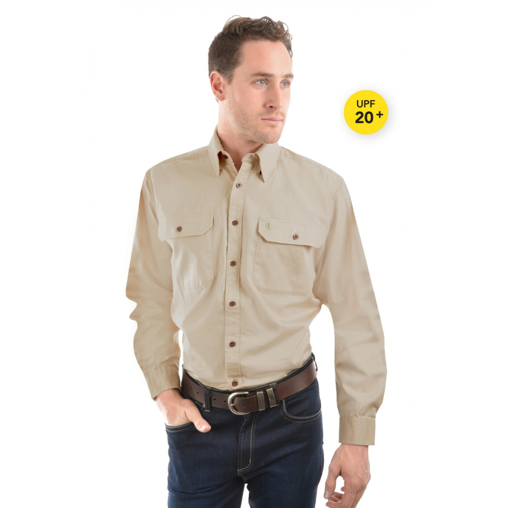 Thomas Cook Uni L/Drill Full Button Workshirt