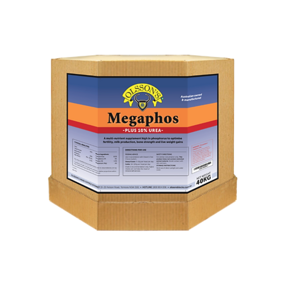 Olssons Megaphos 10% Urea Blocks 40kg