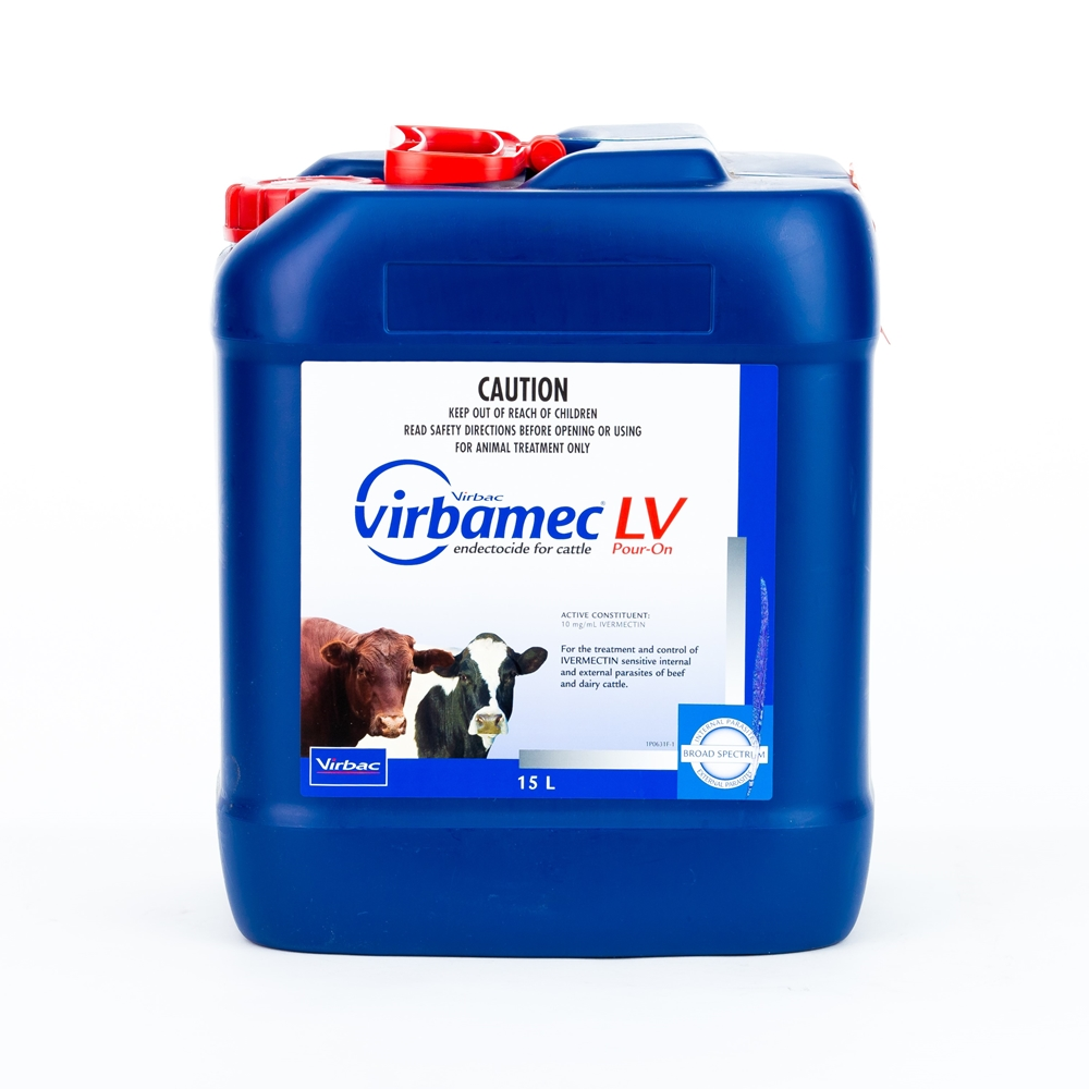 Virbamec LV Pour On 15L Ivermectin Virbac