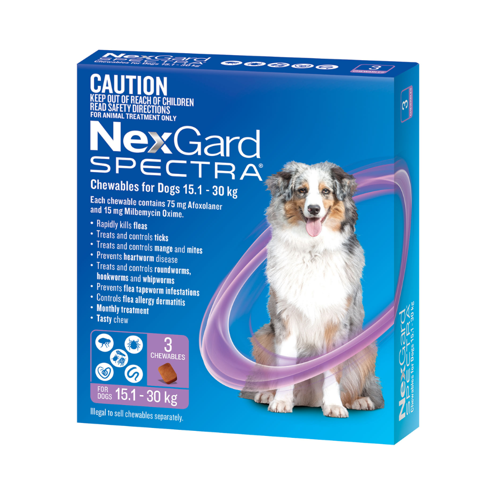 Nexgard Spectra Chews 15.1 - 30kg 3 Pack