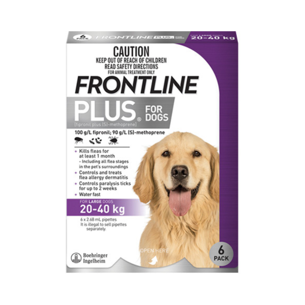 Frontline Plus Lg Dog 3pkt