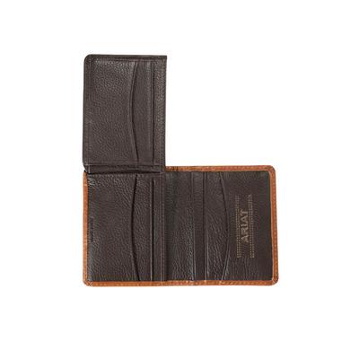 Ariat Bi-Fold Flipcase Basket Weave Wallet