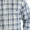 Cinch Mens Blue White Check LS Shirt