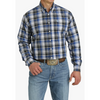 Cinch Mens Plaid Button Down Western Shirt