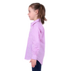 Hard Slog Boys/Girls Ayla Half Button LS Shirt