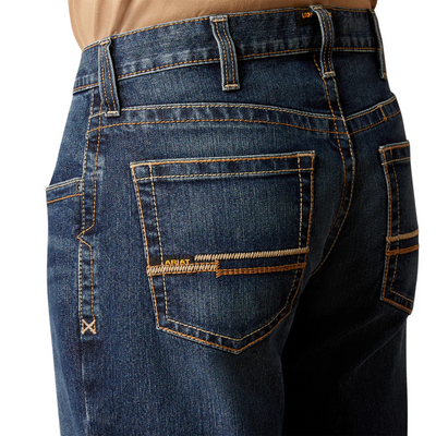 Ariat Mens REBAR M4 Relaxed Boot Cut Jeans