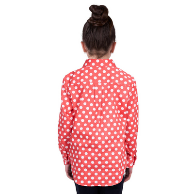 Hard Slog Kids Jaz Half Button LS Shirt