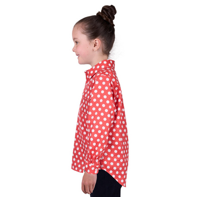 Hard Slog Kids Jaz Half Button LS Shirt