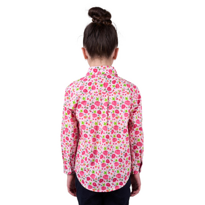 Hard Slog Kids Sisu Half Button LS Shirt
